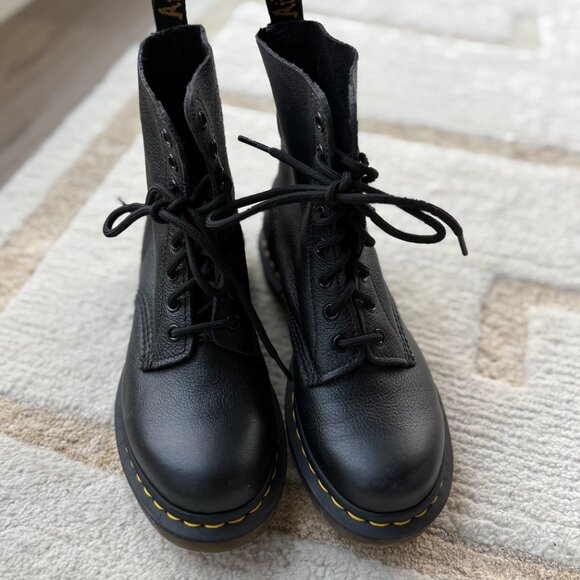 Dr. Martens 1460 Pascal Virginia Leather Boots – Women’s 6 / EU 37 - Picture 4 of 7